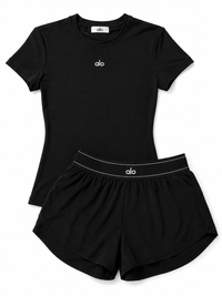 Suit With Shorts Black