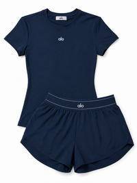Suit with Shorts Blue